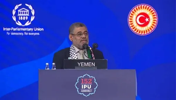 محسن باصرة يستعرض أمام الاتحاد البرلماني الدولي معاناة اليمنيين جراء انقلاب مليشيا الحوثي محسن باصرة يستعرض أمام الاتحاد البرلماني الدولي معاناة اليمنيين جراء انقلاب مليشيا الحوثي